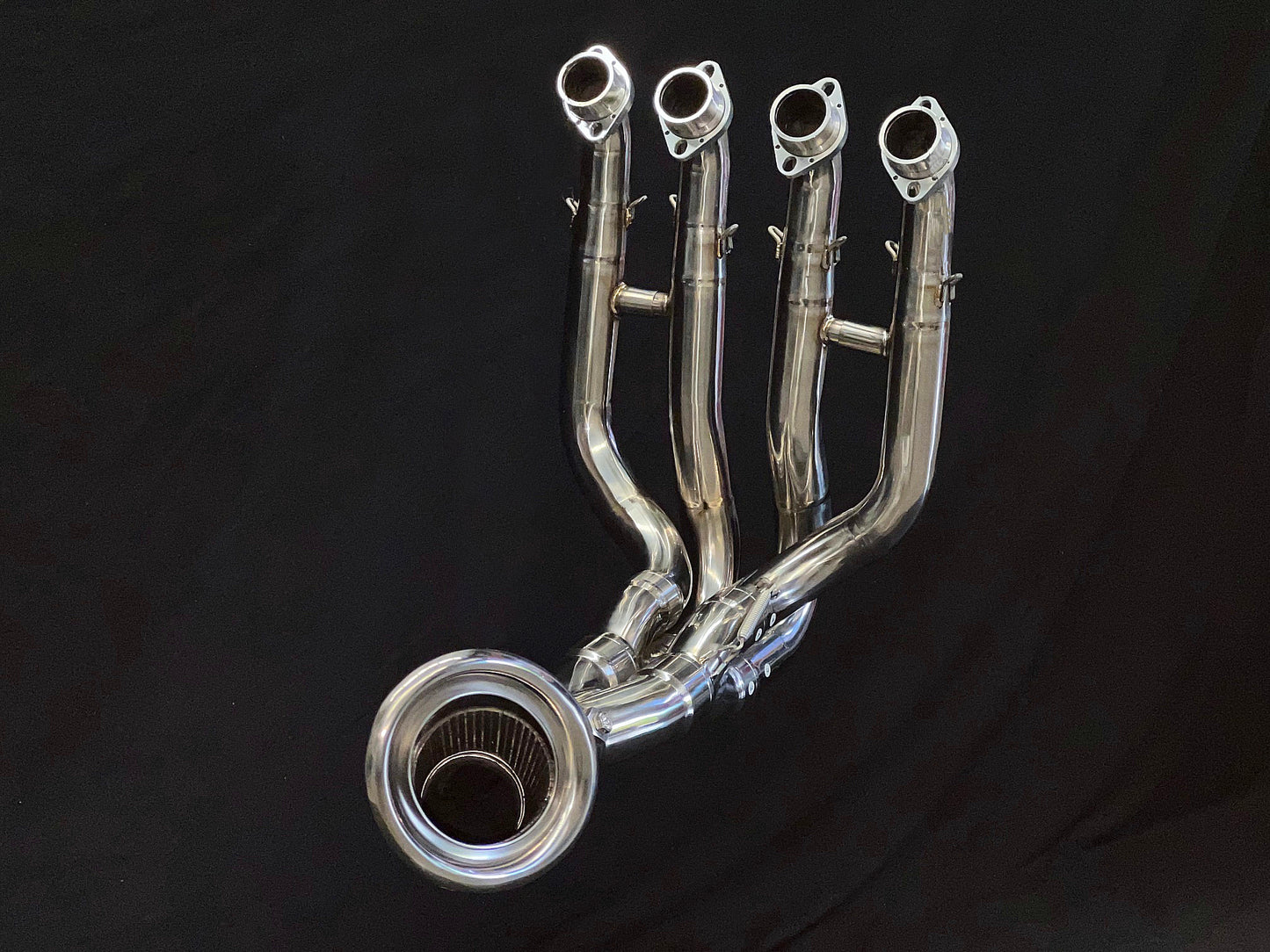 Kawasaki Ninja ZH2 Vandemon Polished Titanium Exhaust System