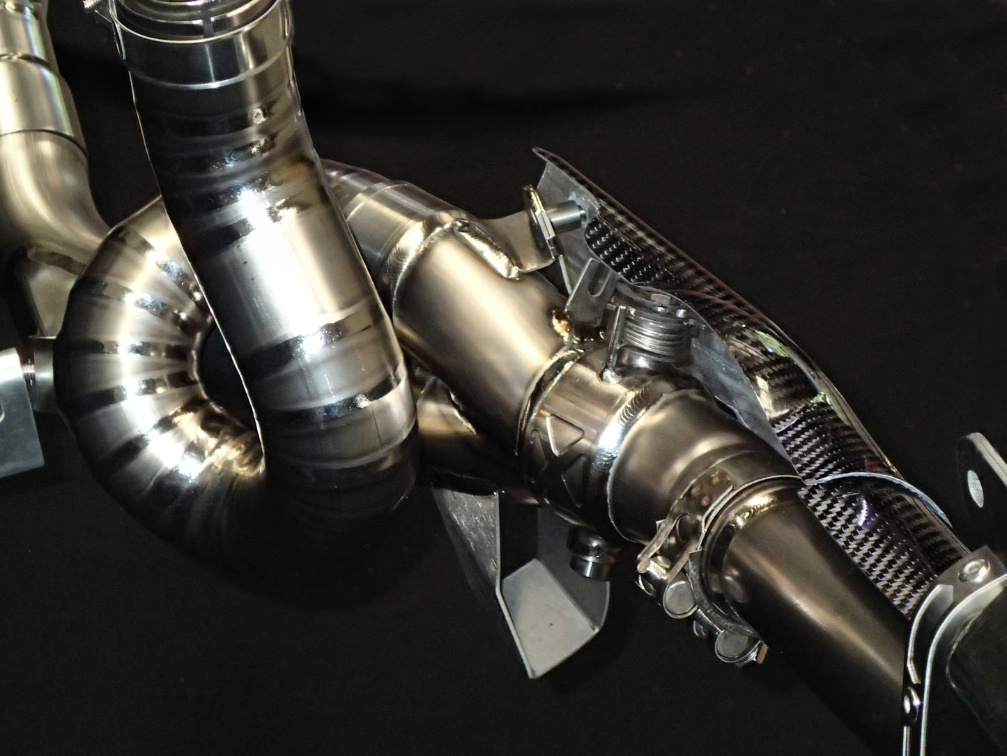 Ducati Multistrada 1200-1260 Titanium Exhaust System with OEM Exhaust Valve Function