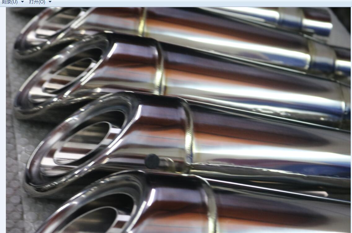 Polished H2R Mufflers