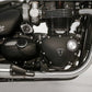 Triumph Bonneville Bobber and Speedmaster 1200 Brushed Titanium Exhaust 2017-2024
