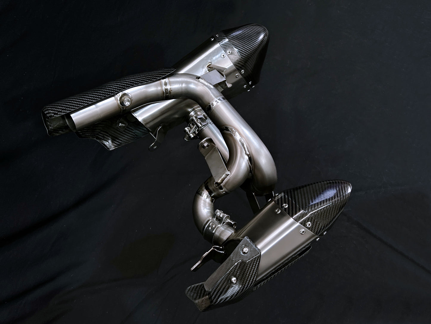 Triumph Rocket 3R, GT and Storm Titanium Slip-On Mufflers 2019-2025