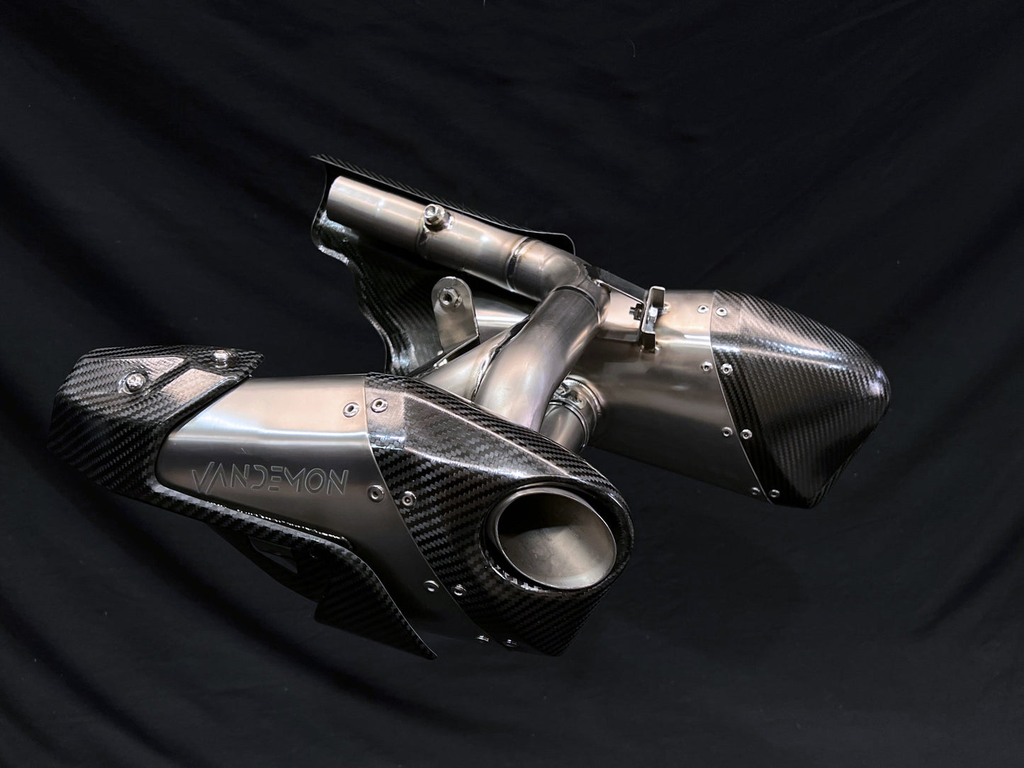 Triumph Rocket 3R, GT and Storm Titanium Slip-On Mufflers 2019-2025
