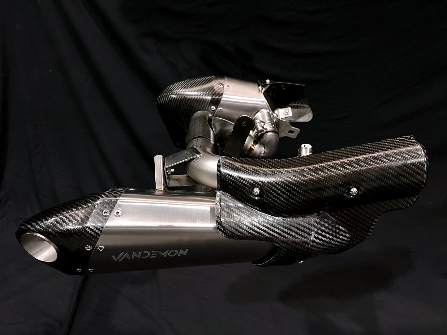 Triumph Rocket 3R, GT and Storm Titanium Slip-On Mufflers 2019-2025