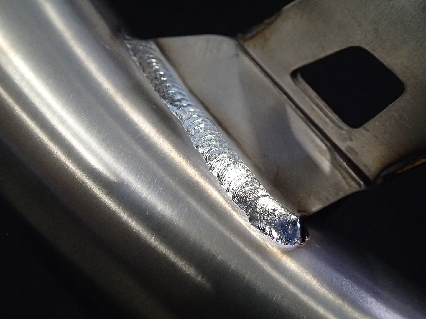 Triumph Street Triple 675 Titanium weld