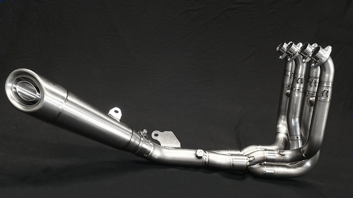 Kawasaki Ninja ZH2 Vandemon Brushed Titanium Exhaust System