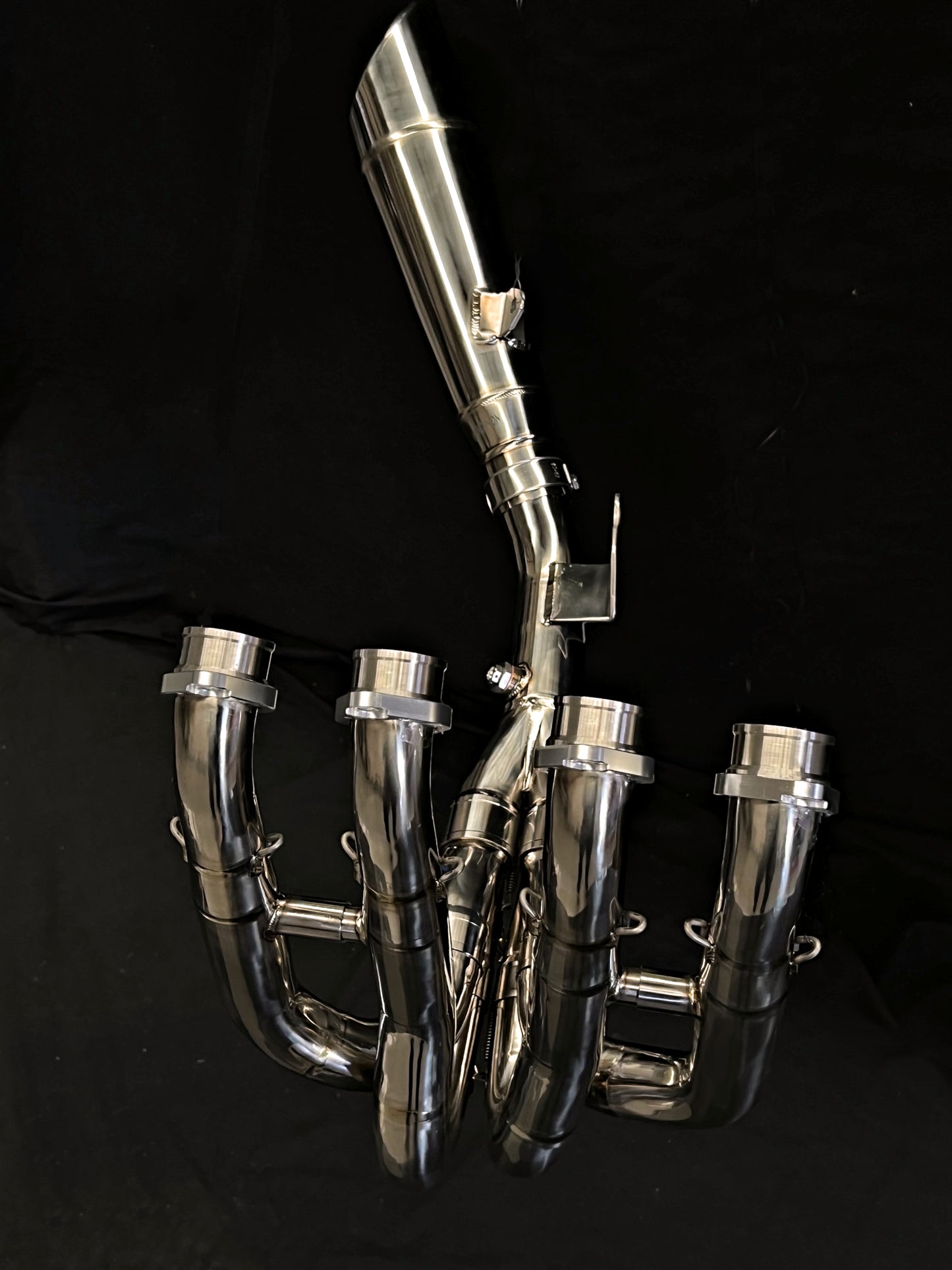 Kawasaki Ninja ZH2 Vandemon Polished Titanium Exhaust System