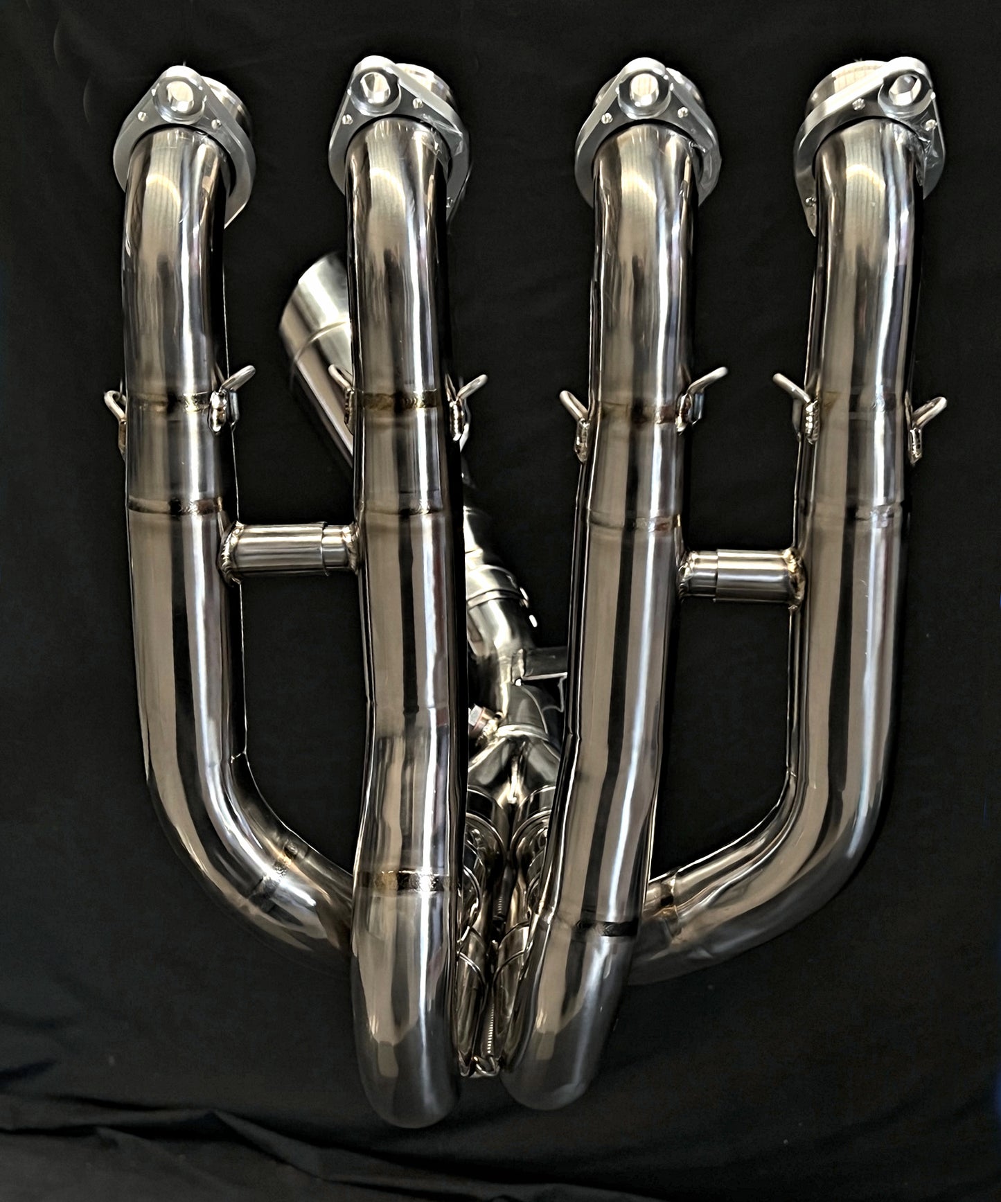 Kawasaki Ninja ZH2 Vandemon Polished Titanium Exhaust System