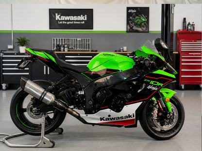 Escape de titanio Vandemon y silenciador de fibra de carbono para Kawasaki ZX10R y ZX10RR