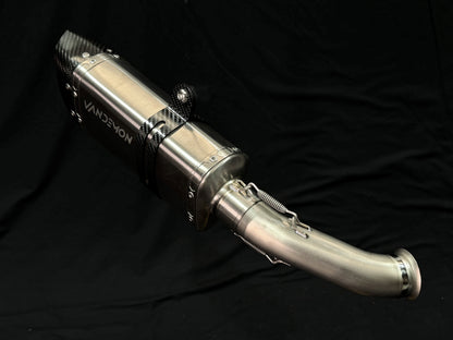 KTM RC 390 & 390 DUKE  Gen 1 Titanium Slip-On Muffler Cat-Delete 2013-2021