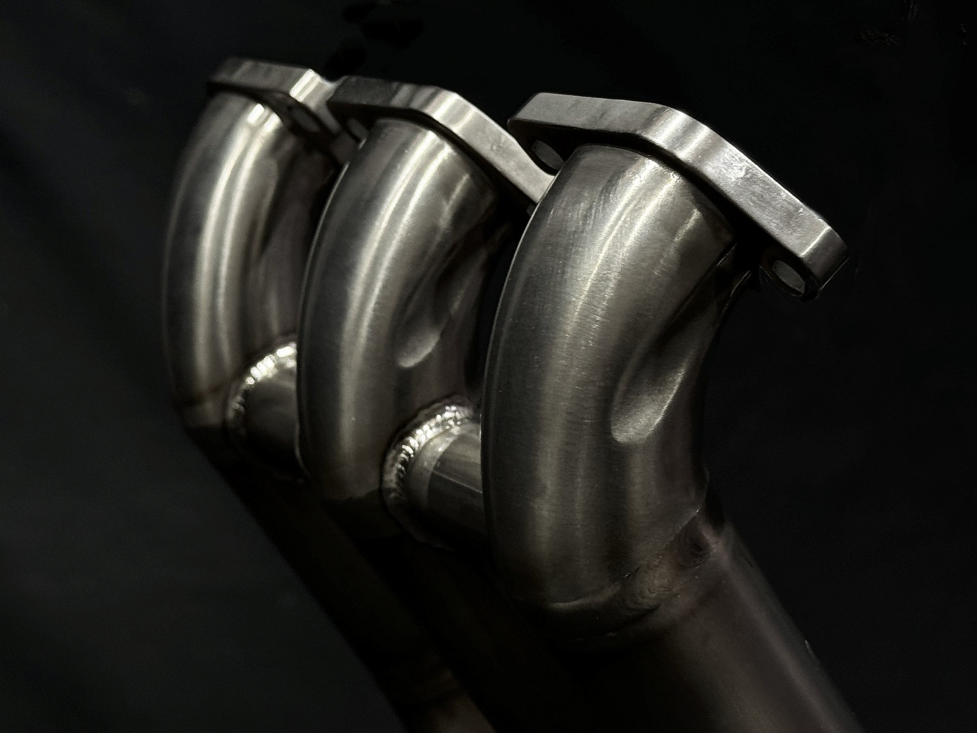 A motorcycle titanium spigots.