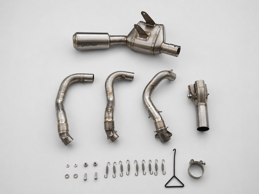 Sistema de escape de titanio para Triumph Trident 660