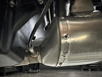 Sistema de escape de titanio para Triumph Trident 660
