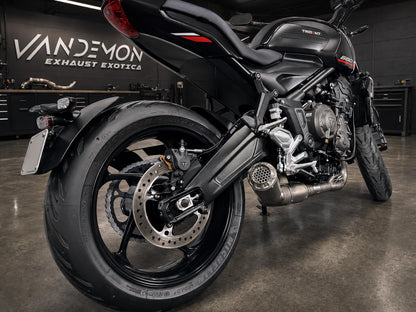 Sistema de escape de titanio para Triumph Trident 660