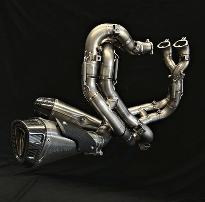 Ducati V4 / V4R Panigale & Streetfighter Vandemon Full Titanium Exhaust system 2023-2024