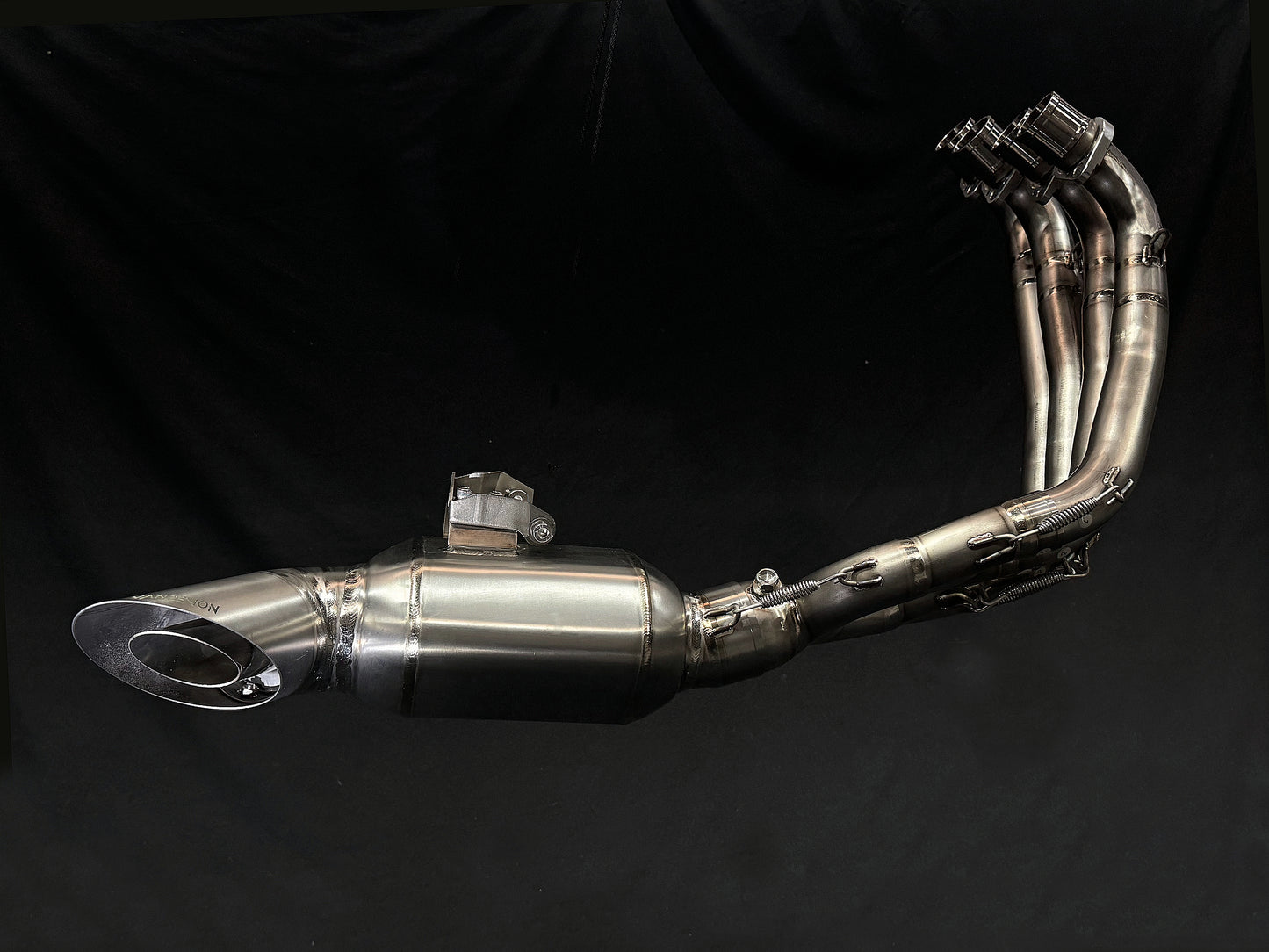 Honda CB650F, CBR650F, CB650R, CBR650R Titanium Low Mount Exhaust System