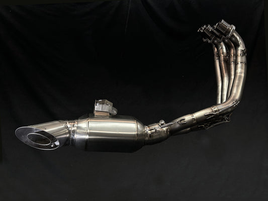 Honda CB650F, CBR650F, CB650R, CBR650R Titanium Low Mount Exhaust System