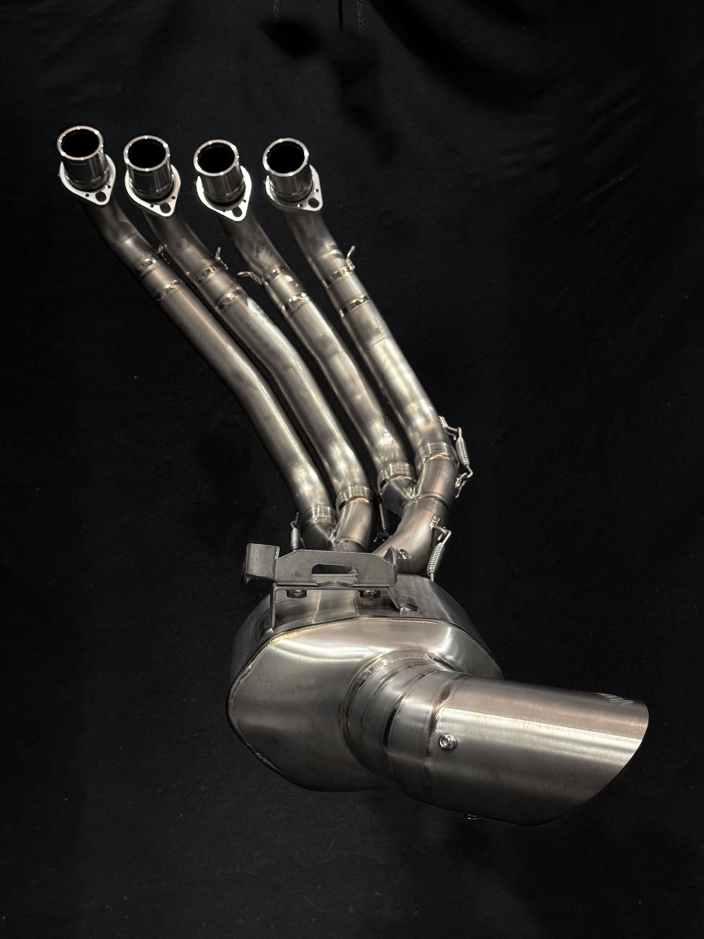 Honda CB650F, CBR650F, CB650R, CBR650R Titanium Low Mount Exhaust System