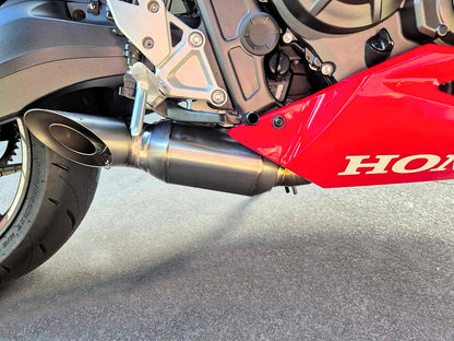 Honda CB650F, CBR650F, CB650R, CBR650R Titanium Low Mount Exhaust System