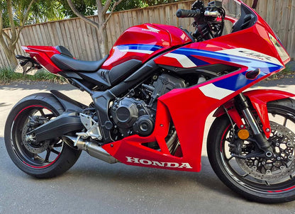 Honda CB650F, CBR650F, CB650R, CBR650R Titanium Low Mount Exhaust System