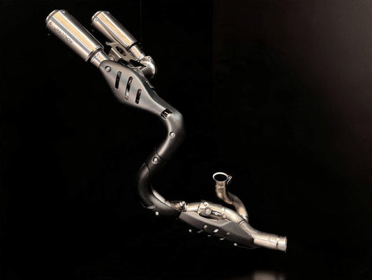 2025 Ducati Panigale V2 and V2S 890 Titanium High Mount Slip-On Exhaust