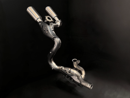 2025 Ducati Panigale V2 and V2S 890 Titanium High Mount Slip-On Exhaust