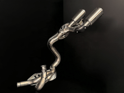 2025 Ducati Panigale V2 and V2S 890 Titanium High Mount Slip-On Exhaust
