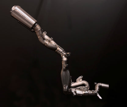 Ducati Panigale y Streetfighter V4 de titanio de montaje alto 3/4 Slip-On 2023-2024