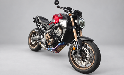 Sistema de escape Vandemon de titanio para Honda CB650F, CBR650F, CB650R, CBR650R