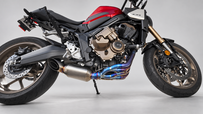 Sistema de escape Vandemon de titanio para Honda CB650F, CBR650F, CB650R, CBR650R