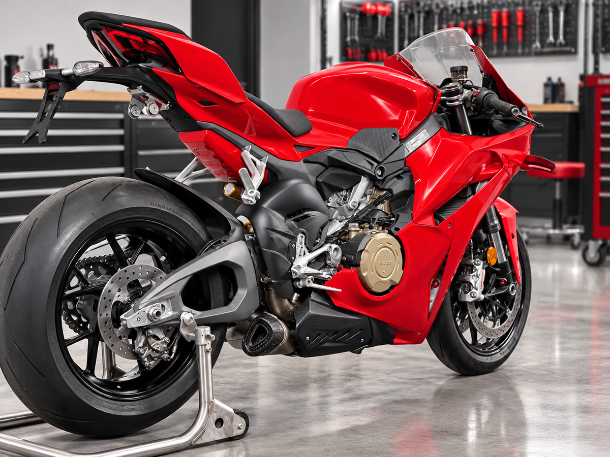 杜卡迪 Panigale V4、V4S、V4R 和 Streetfighter V4 钛合金高位排气系统