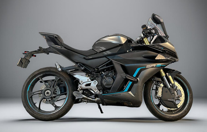 Sistema de escape de acero inoxidable para carreras CFMOTO 450SR y 450SR-S