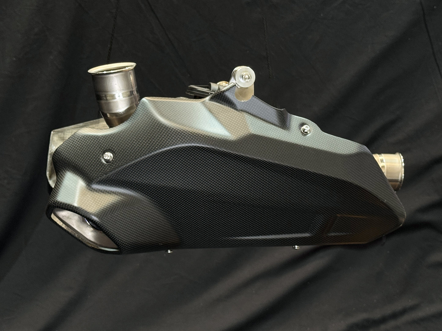 Ducati Panigale V4 / V4R y Streetfighter V4 Bimodal Stealth Slip-On de titanio