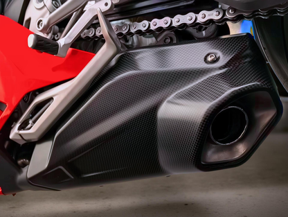 Ducati Panigale V4 / V4R y Streetfighter V4 Bimodal Stealth Slip-On de titanio