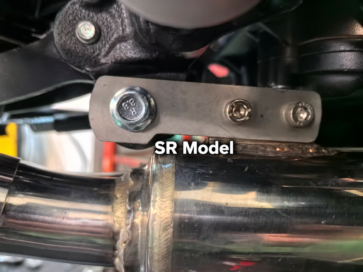 Sistema de escape de acero inoxidable para carreras CFMOTO 450SR y 450SR-S