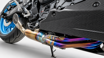 Sistema de escape Stealth de titanio para Yamaha GEN4 XSR900 y XSR900 GP