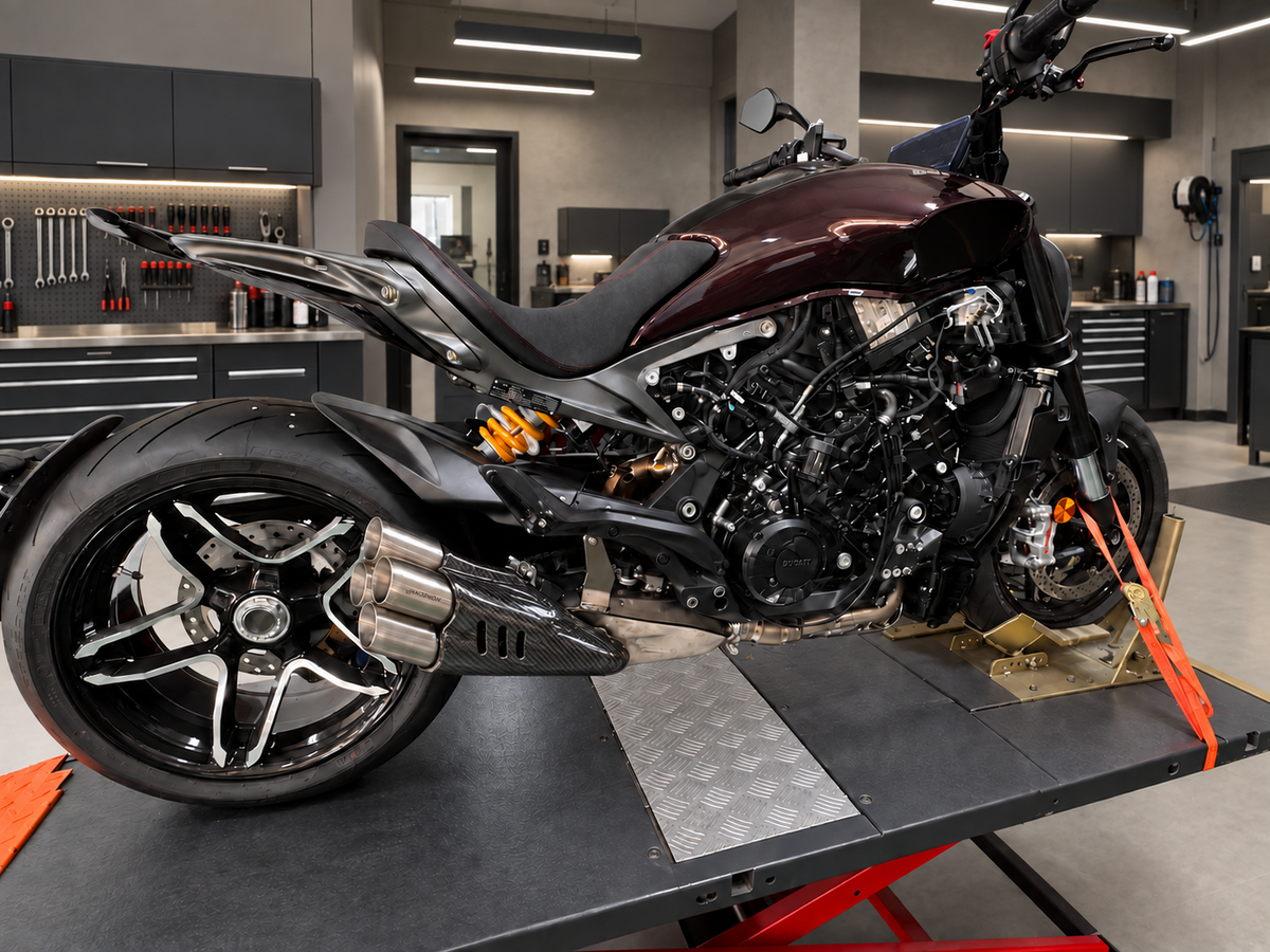 Ducati X-Diavel V4 Stealth Bimodal Quattro Titanium Exhaust System 2026