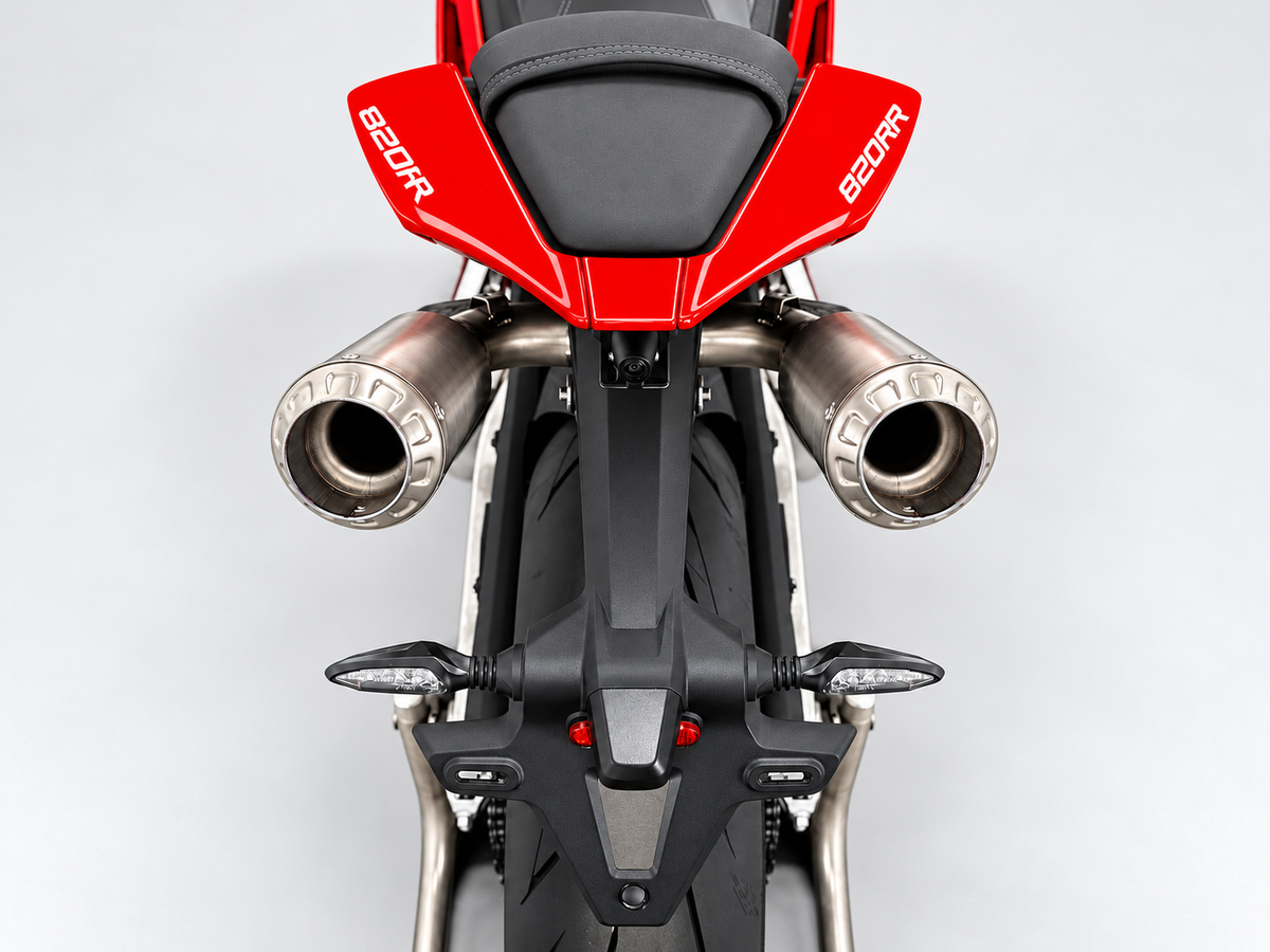 ZXMOTO 820RR - 820RR-R Vandemon Full Titanium High Mount Race Exhaust System