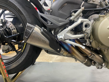 Ducati V4 / V4R Panigale & Streetfighter Vandemon Full Titanium Exhaust system 2023-2024