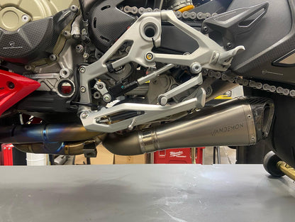 Ducati V4 / V4R Panigale & Streetfighter Vandemon Full Titanium Exhaust system 2023-2024