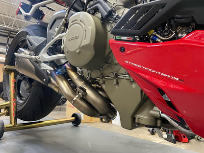 杜卡迪 V4 / V4R Panigale 和 Streetfighter Vandemon 全钛合金排气系统 2023-2024