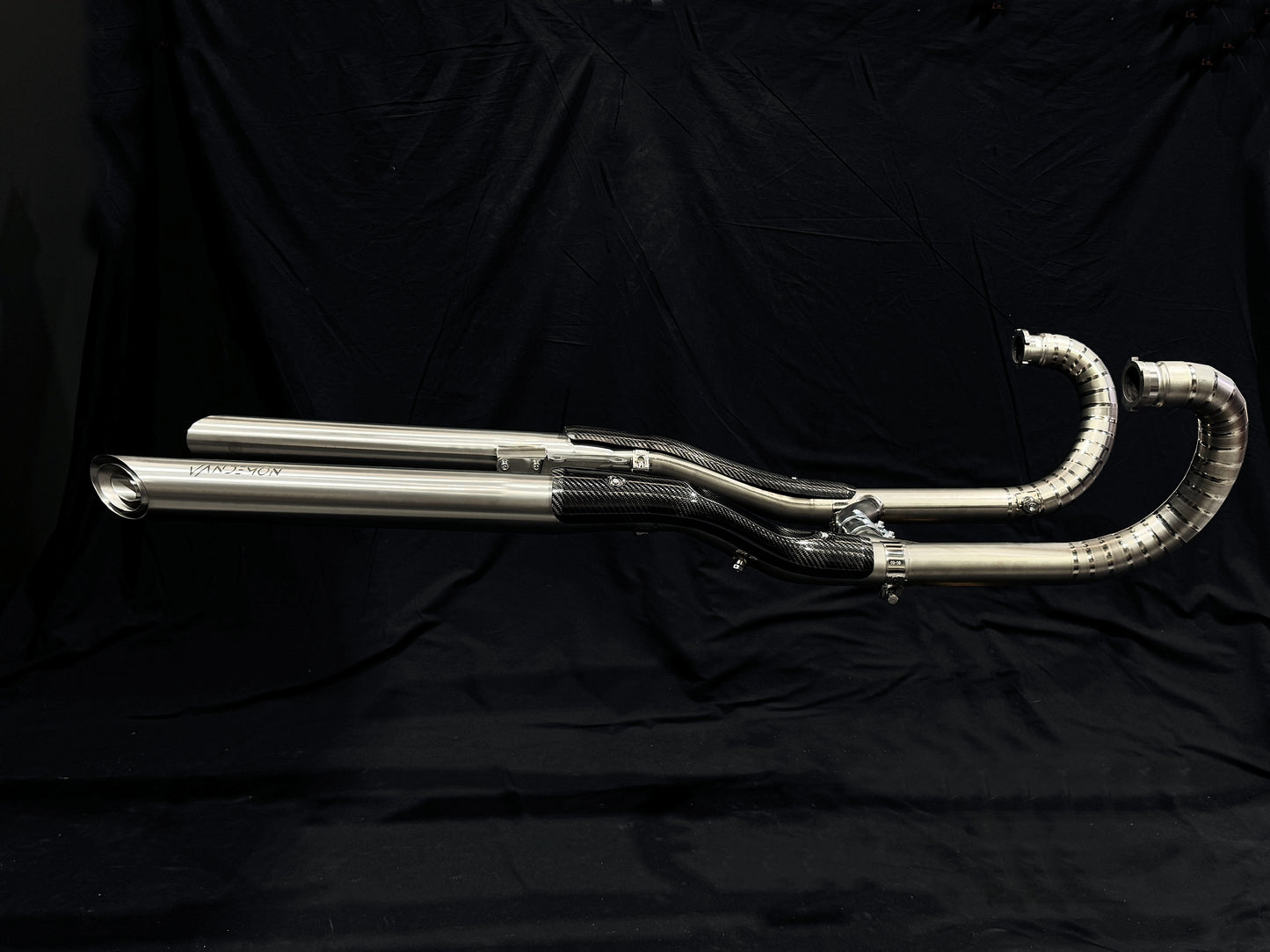 BMW R18 Bagger, Classic Transcontinental Titanium Exhaust system 2020-2025