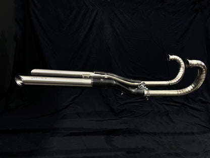BMW R18 Bagger, Classic Transcontinental Titanium Exhaust system 2020-2025