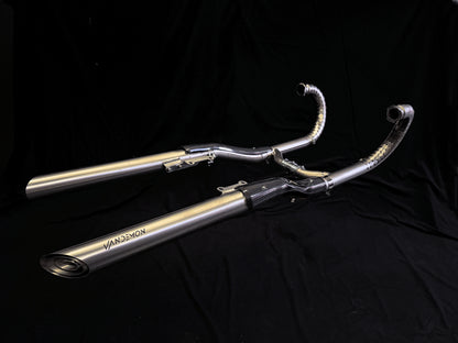 BMW R18 Bagger, Classic Transcontinental Titanium Exhaust system 2020-2025