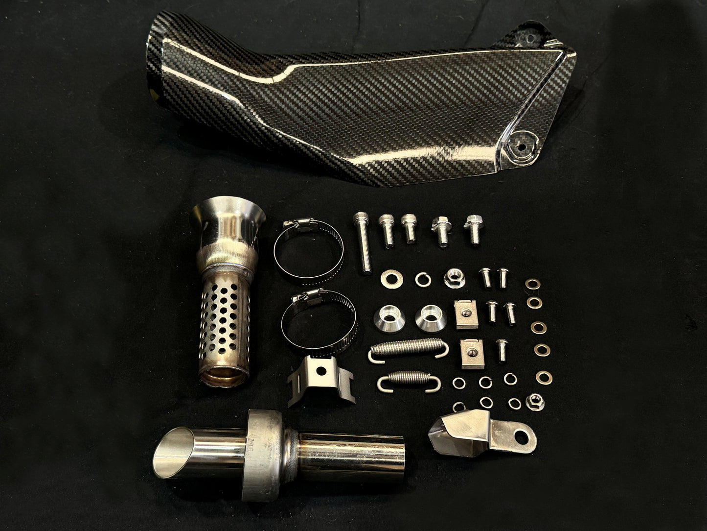 CFMOTO 675SR-R, 675SR-S,675SS & 675NK Side Mount Titanium Exhaust System