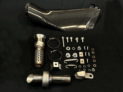 CFMOTO 675SR-R, 675SR-S,675SS & 675NK Side Mount Titanium Exhaust System