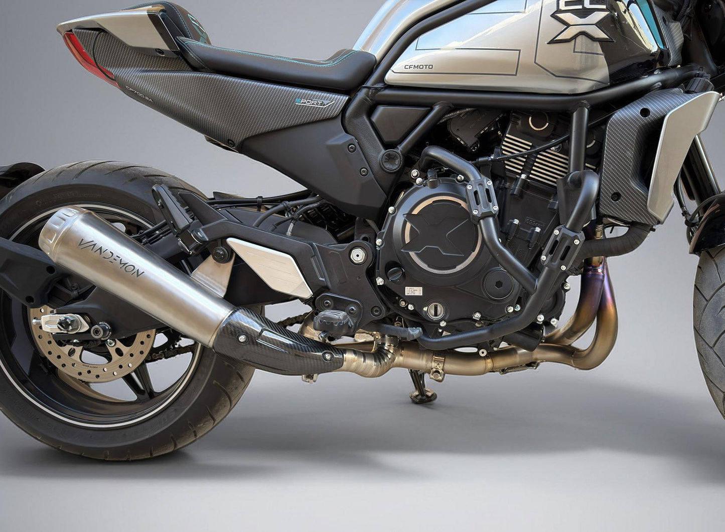CFMOTO 700 CLX Full Titanium Exhaust System 2021-2026