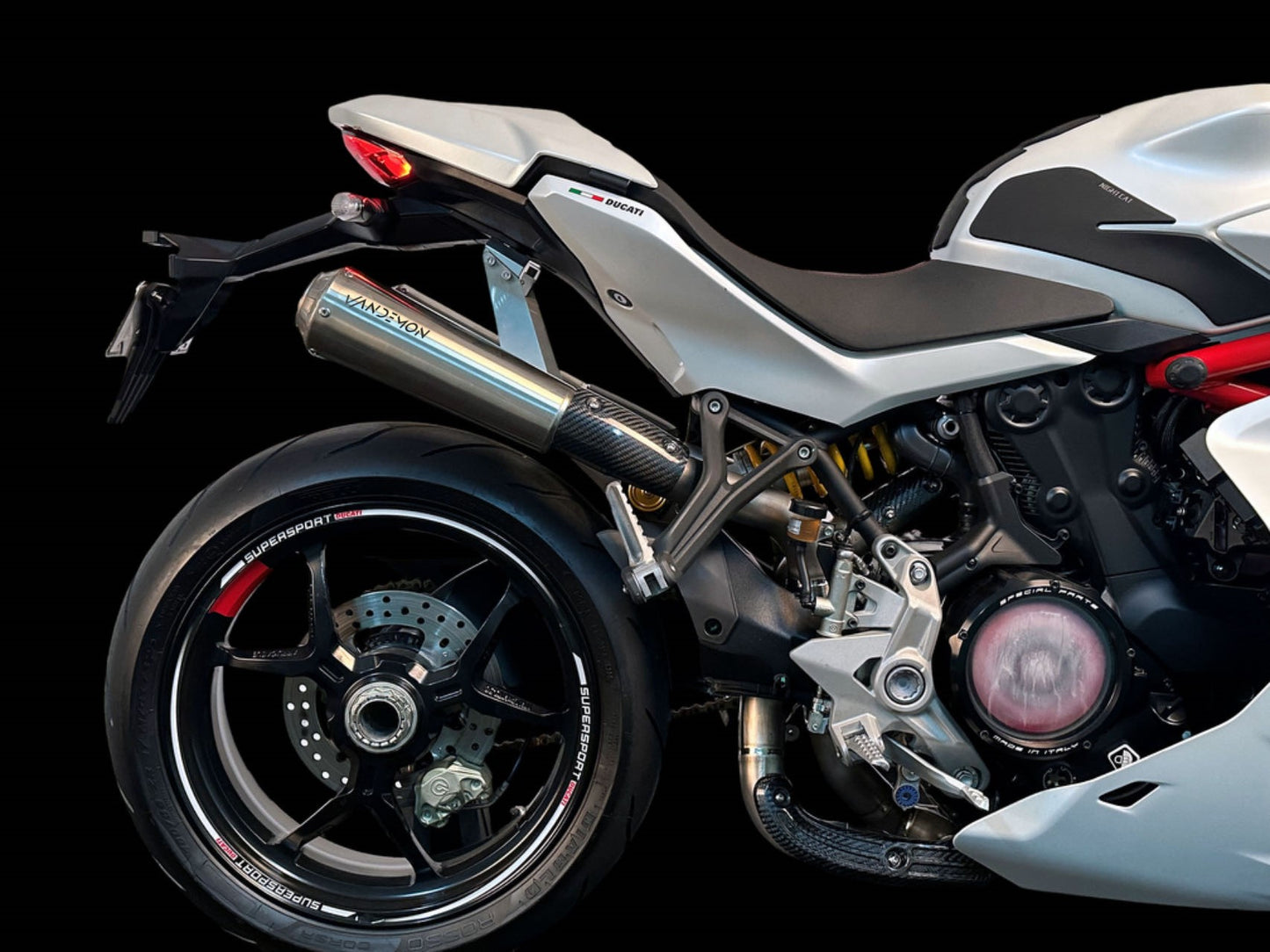 Ducati Supersport 950 Vandemon High Mount Titanium Exhaust System