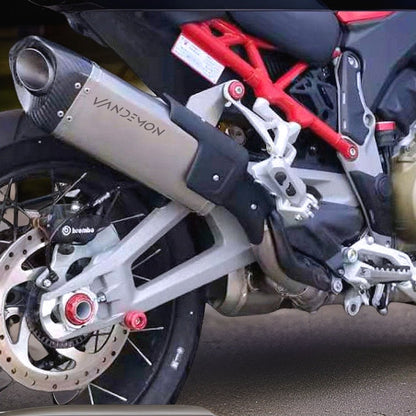 Escape deslizante de titanio bimodal Stealth para Ducati Multistrada V4