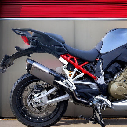 Escape deslizante de titanio bimodal Stealth para Ducati Multistrada V4