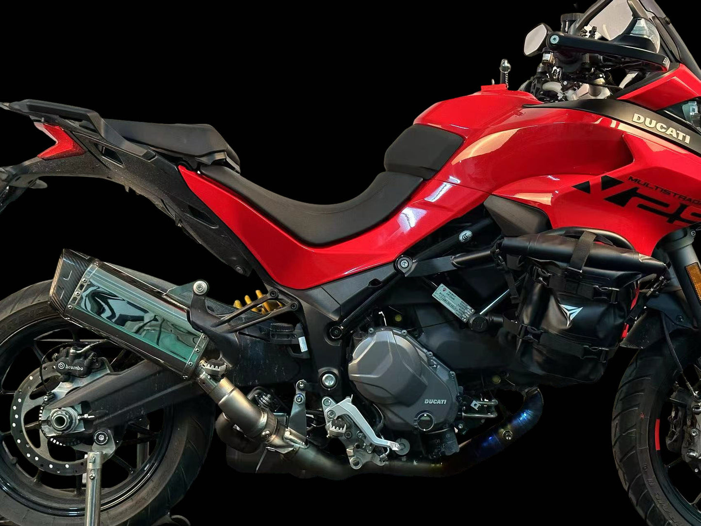 Ducati Multistrada V2 950 Bimodal Stealth Titanium Exhaust System